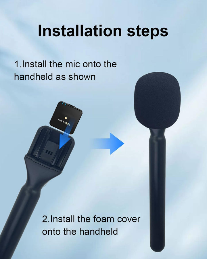 Mic Ständer Halter für DJI Mic Mini/1/2 für Rode Go/GO II für Hollyland Lark M2/A1, Interview Mikrof