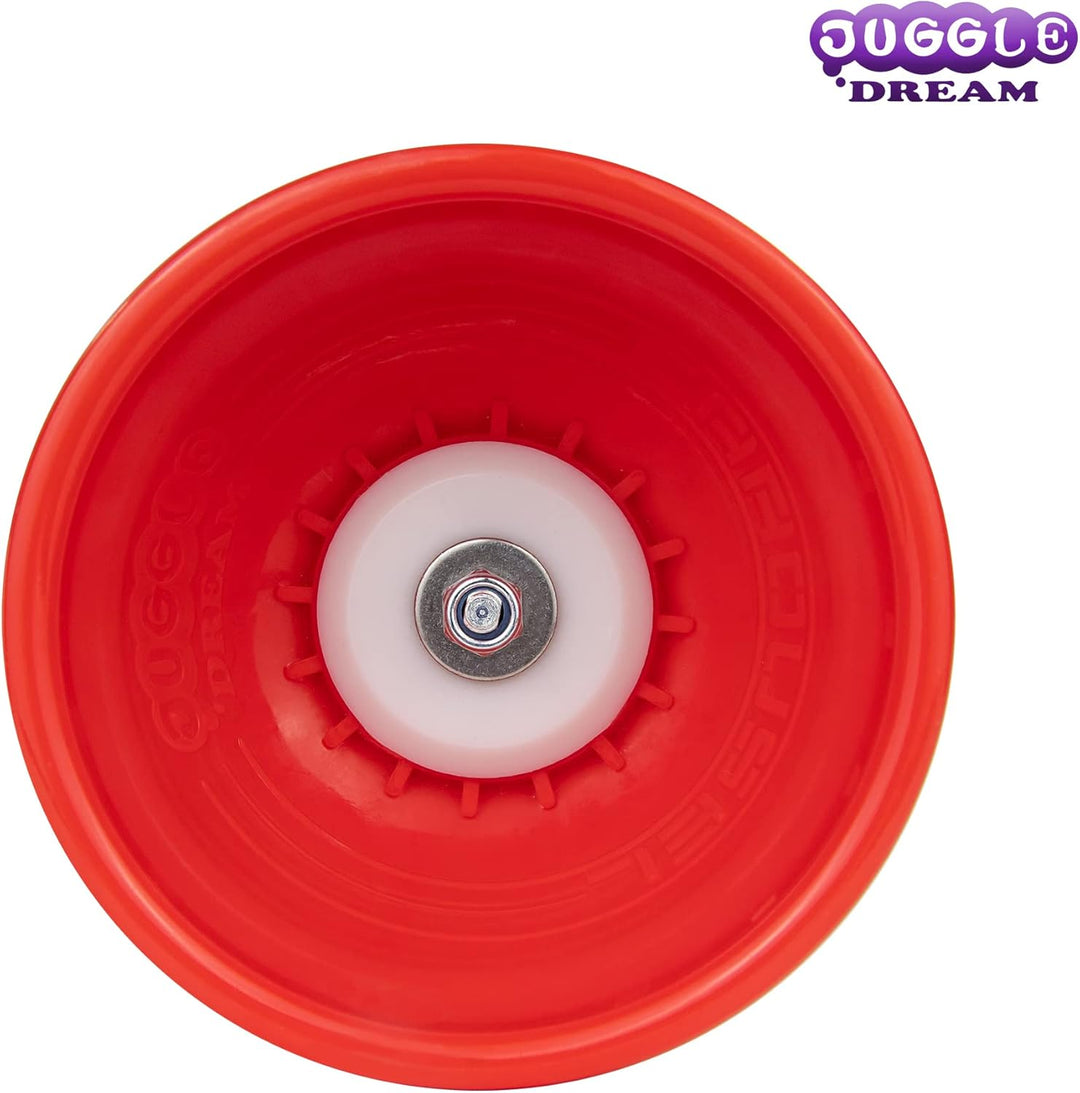 Juggle Dream Carousel Diabolo Jonglier-Set - Dreifach-Kugellagerachse - mit Aluminiumstäben und Onli