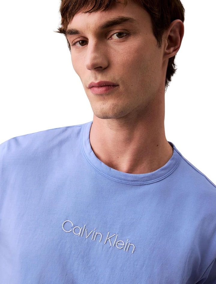 Calvin Klein Herren T-Shirt CK Kurzarm Rundhalsausschnitt mit Print Artikel NM2170E S/S Crew Neck S