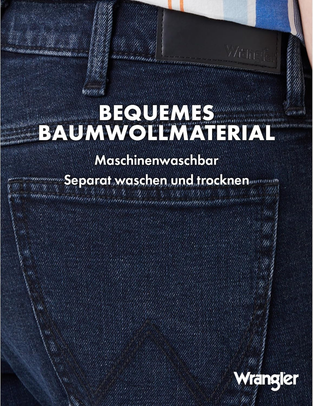Wrangler Herren Jeans Regular - Mid Waist - Regular Fit - Blau Schwarz W30-W44 30W / 30L Blue Black,