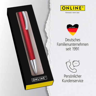 ONLINE Kugelschreiber Wild Berry I Drehkugelschreiber mit Standard Grossraummine in Strichstärke M,