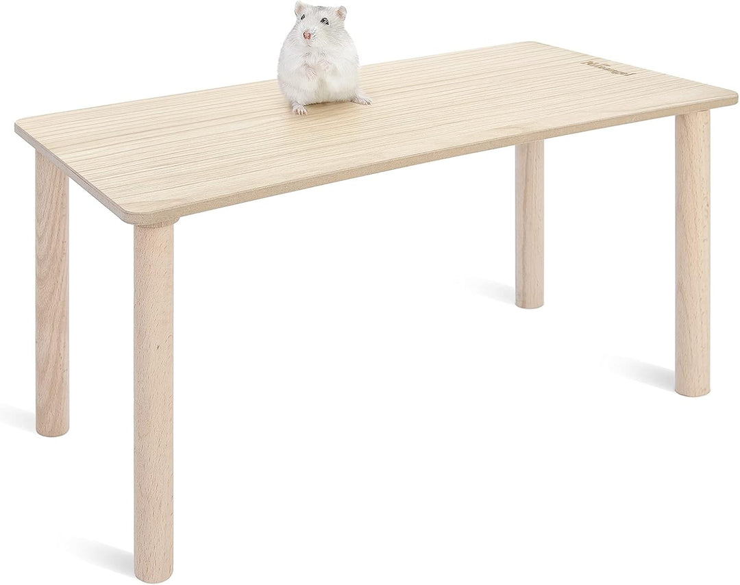 Niteangel Hamster Spielpodest aus Holz für Zwerghamster, Syrische Hamster, Gerbils, Mäuse, Degus ode