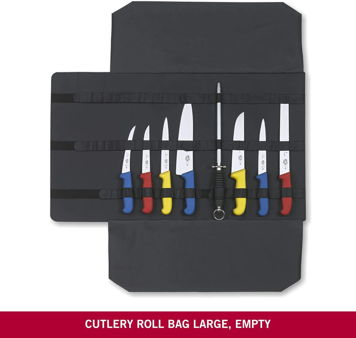 Victorinox, Storage + Cutting Boards, Profi Rollmappe gross, leer, , Robuster Kunststoffgriff, grau