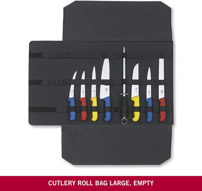 Victorinox, Storage + Cutting Boards, Profi Rollmappe gross, leer, , Robuster Kunststoffgriff, grau