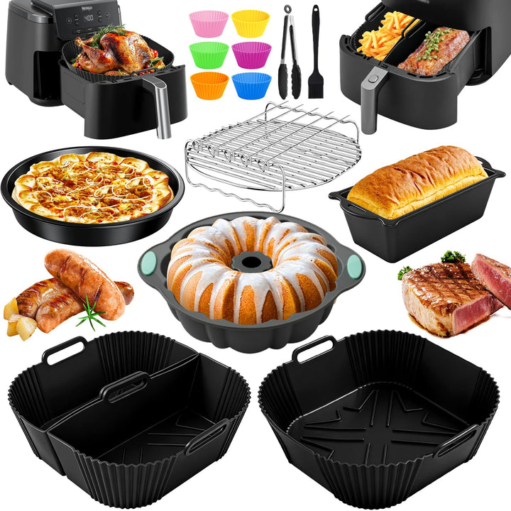 Heissluftfritteuse Zubehör für COSORI Turboblaze 6L Airfryer XXL 5,5L 6,4L, Airfryer Zubehör für Nin