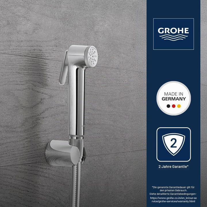 Grohe Tempesta-F Trigger Spray 30 Wandhalterset 1 Strahlart, 26352000 Silber