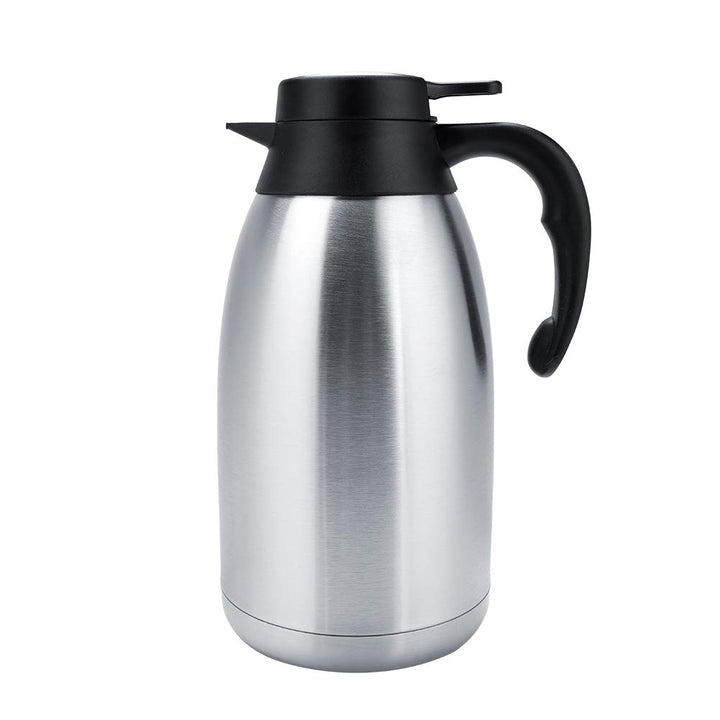 Edelstahl-Wassertopf, vakuumisolierter Wassertopf Edelstahl-Thermoskanne Kaffee-Tee-Wassertopf(2L)