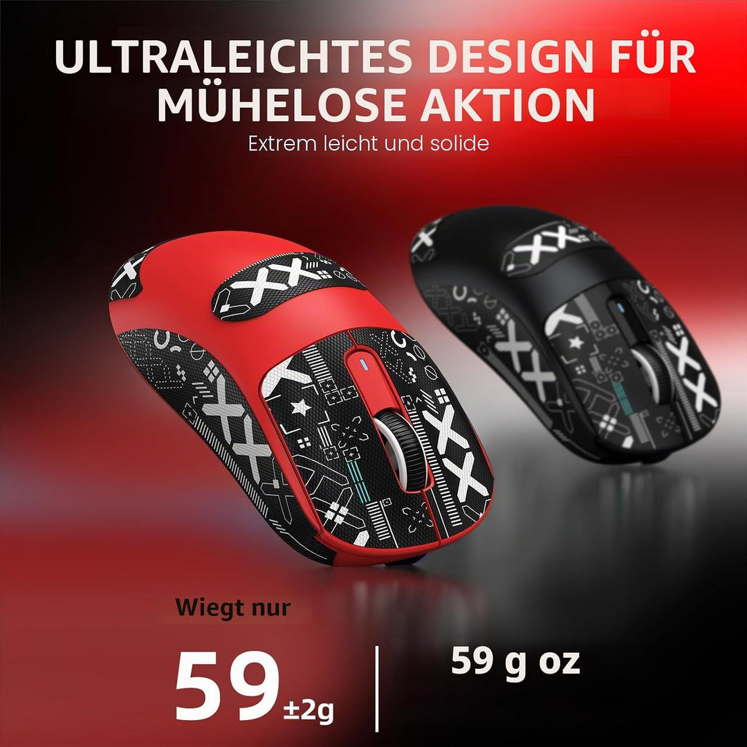 VGN Game Power Attack Shark X3PRO 59g Superlight Kabellose Gaming-Maus, 4K/8KHz Abfragerate, 26000DP