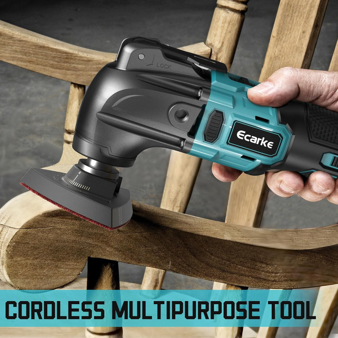 Ecarke Akku-Multifunktionswerkzeug für Makita Akku 18V Li-Ion,Multitool 6 Einstellbare Geschwindigke