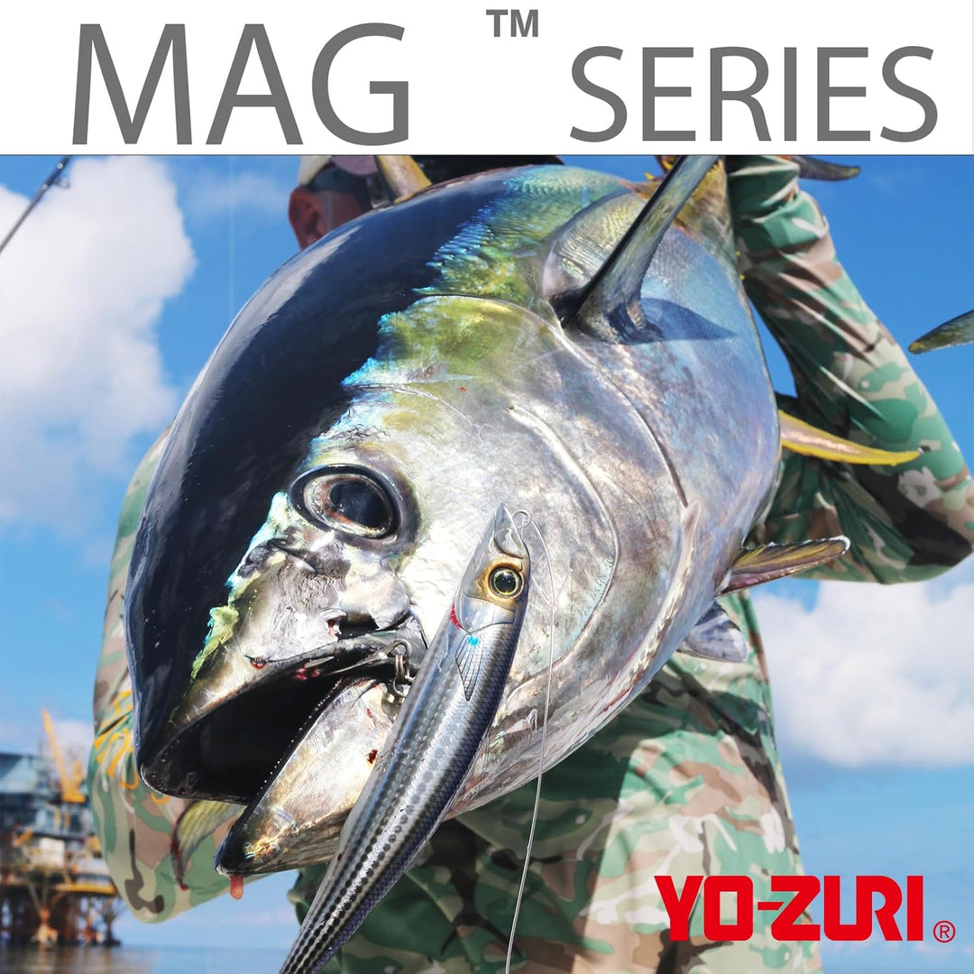 Duel Yo-Zuri Mag Darter Floating Diver Lure Holografisches Pink 5-Inch, Holografisches Pink 5-Inch