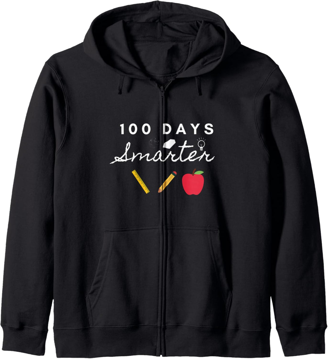 Funny Cute Happy 100th Day of School Gift 100 Days Smarter Kapuzenjacke