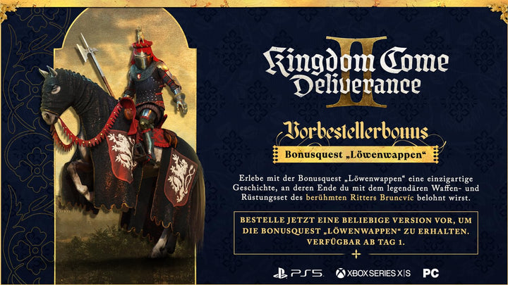 Kingdom Come Deliverance II Day One Edition (PlayStation 5) PlayStation 5 Day One Edition, PlayStati