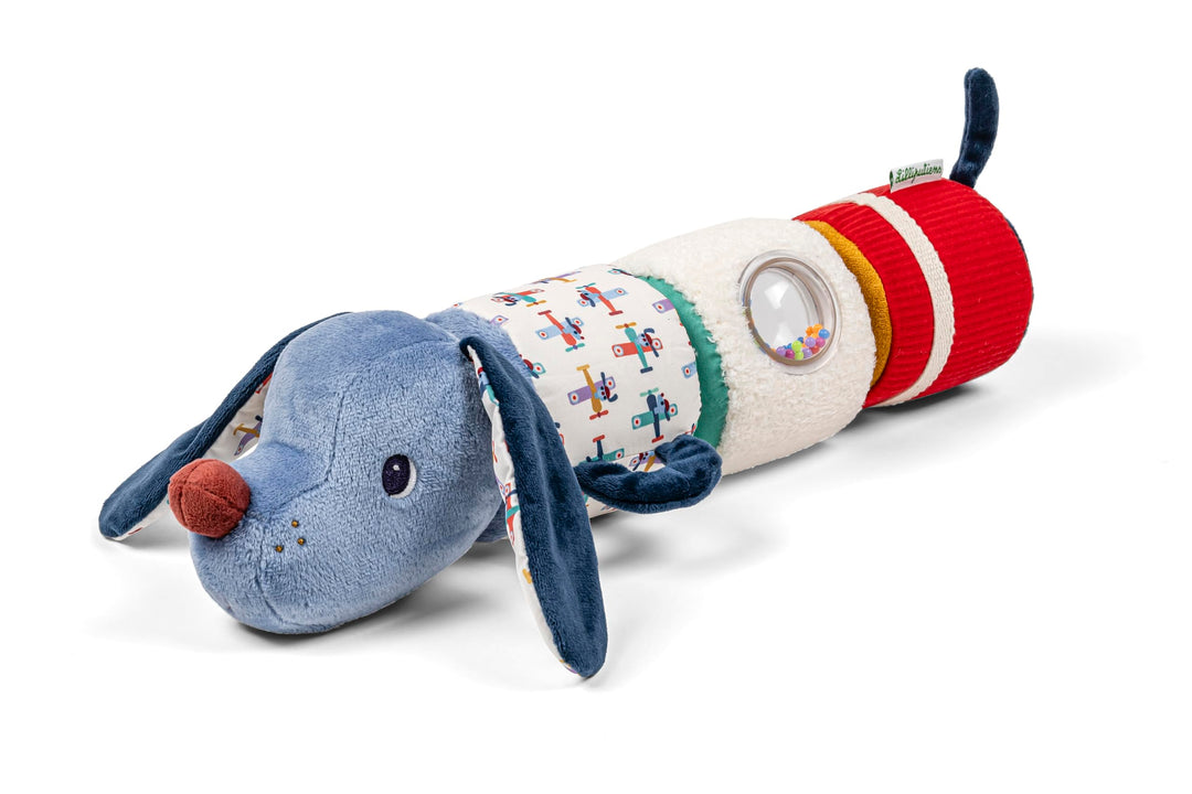 Lilliputiens – 4-in-1-Geräuschrolle mit Rasseln und zusammensteckbaren Zylindern – Babyspielzeug Jul