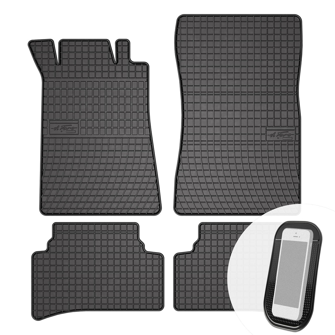 Gummimatten Auto Fussmatten Gummi Automatten Passgenau 4-teilig Set - passend für Mercedes-Benz C-Kl