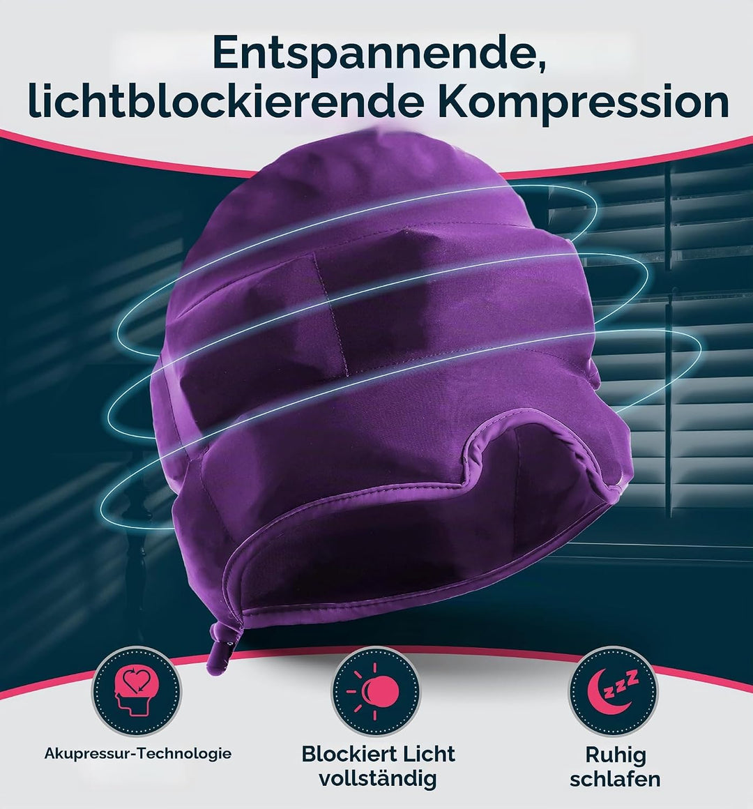 Magic Gel Kopfschmerzen und Migräne Maske - Die Kühlmütze Unterstützt den Körper beim Regenerien - D