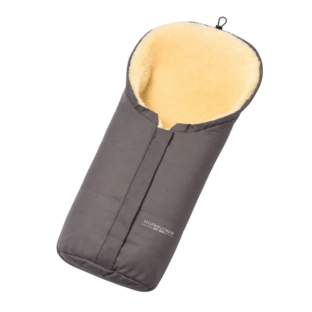 Hofbrucker Lammfell-Fusssack Eskimo für Babyschale, Kinderwagen, Buggy/Universeller Winterfusssack/F