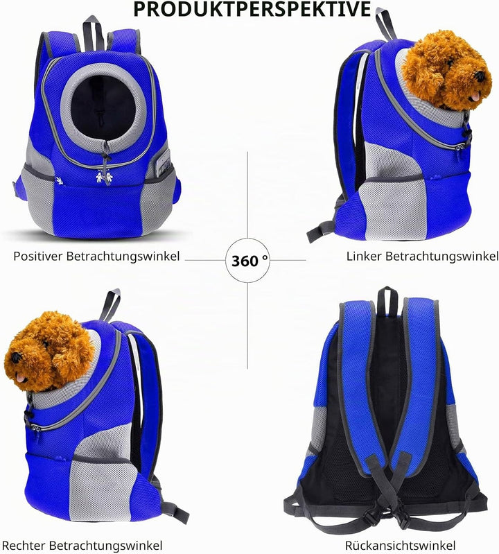 PETCUTE Rucksack für Haustier haustiertragetasche Rucksack Haustier Tasche für Hunde Airline Genehmi