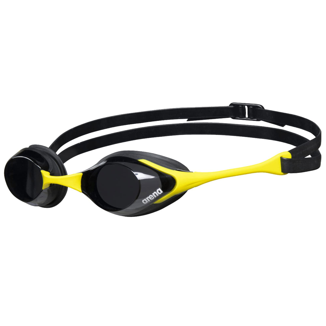 ARENA Herren Cobra Swipe Schwimmbrillen (1er Pack) Einheitsgrösse Dark_Smoke-Yellow, Einheitsgrösse