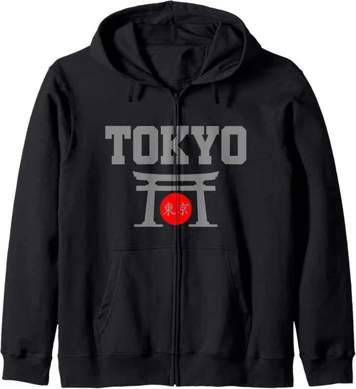 Tokio Japan Japanische Flagge Souvenir Kapuzenjacke