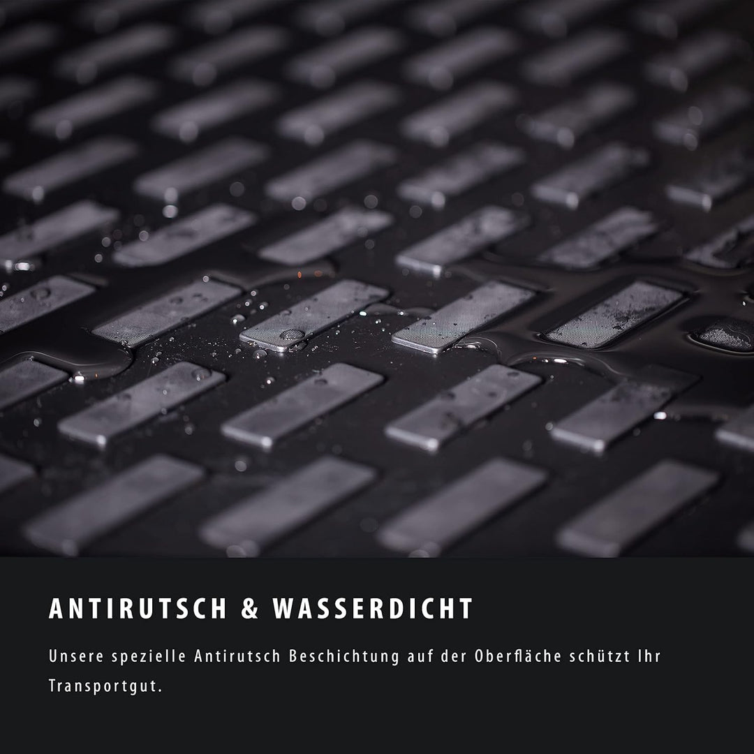 ELMASLINE Kofferraumwanne für Peugeot e-208 (Elektro) (II) 2019-2026 | Extra hoher 5cm Rand | 3D Gum