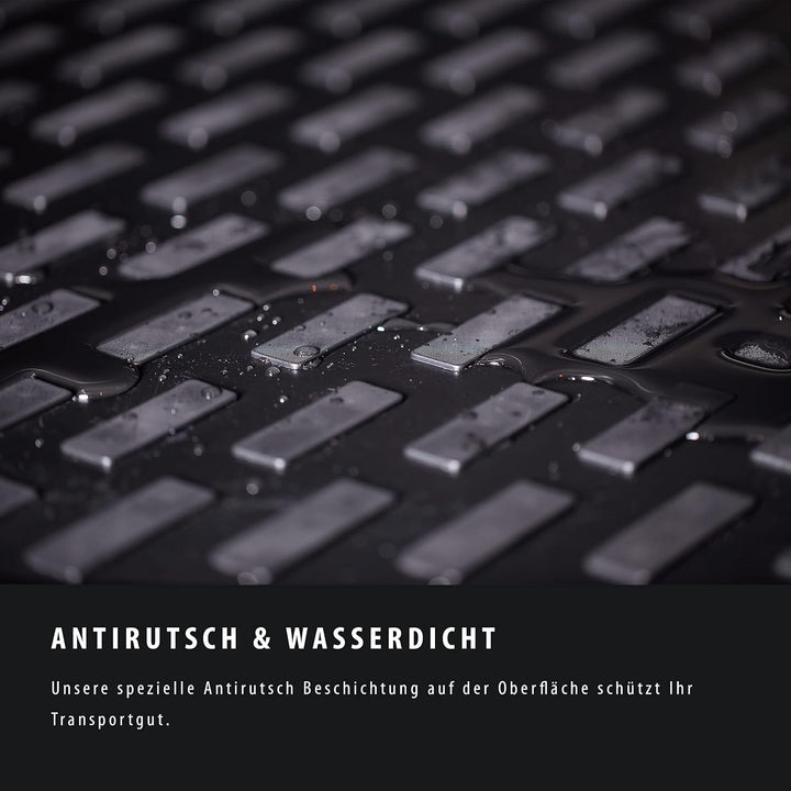 ELMASLINE Kofferraumwanne für Peugeot e-208 (Elektro) (II) 2019-2026 | Extra hoher 5cm Rand | 3D Gum