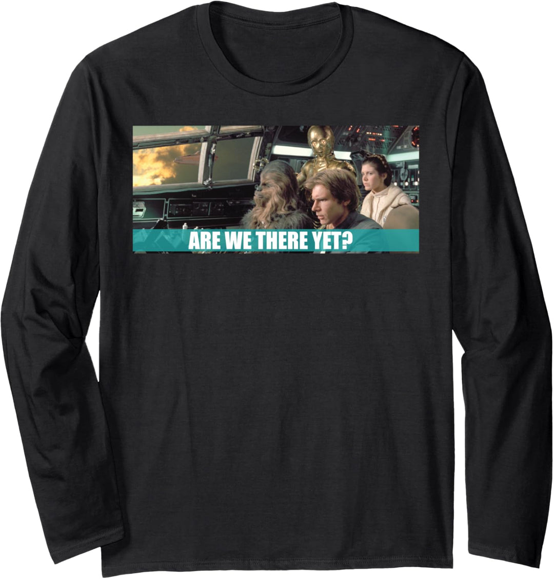 Star Wars Are We There Yet Langarmshirt