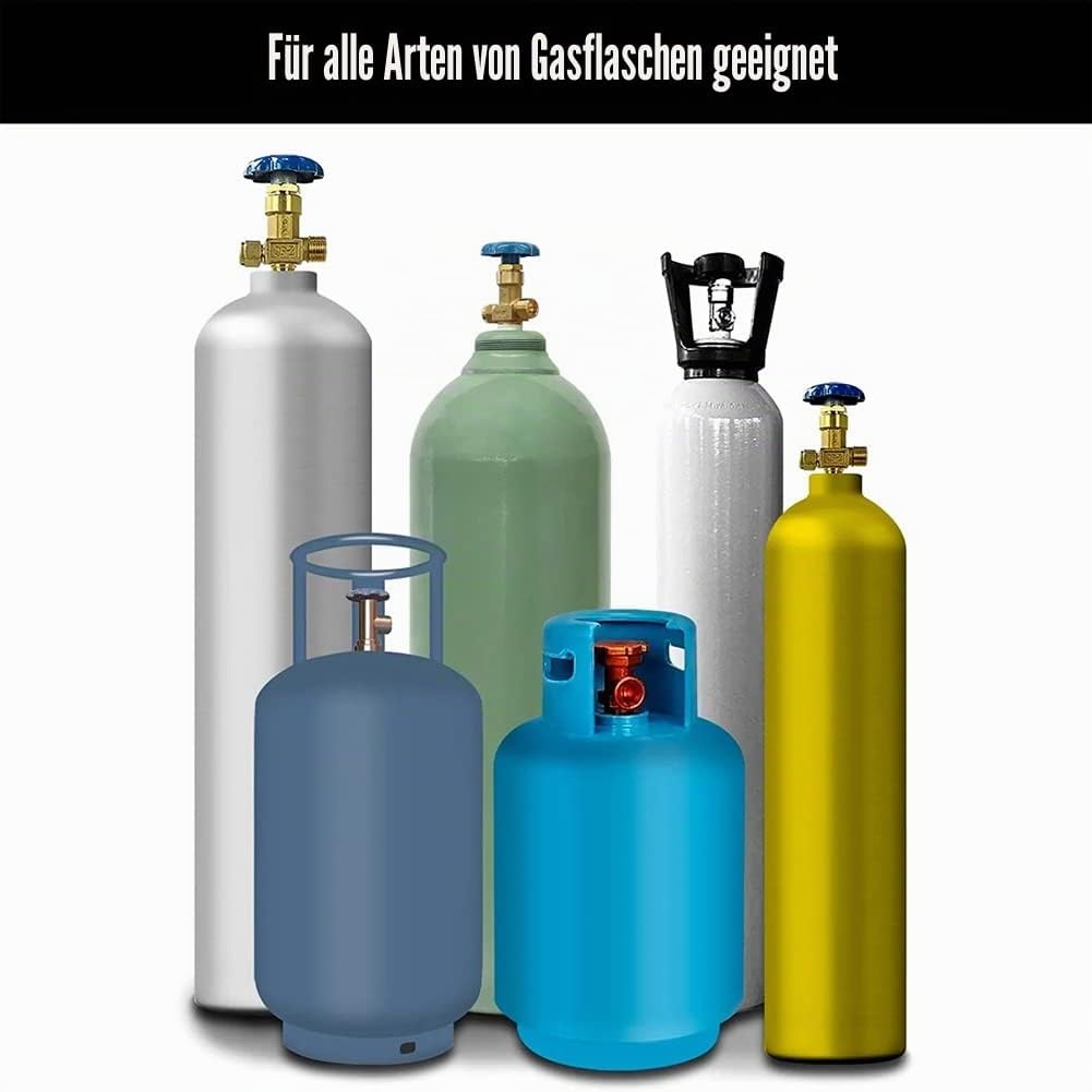 2 Stück Propan-Tankhalter, Sauerstofftankhalter, Propan-Tank-Aufbewahrung mit Riemen und Schrauben,