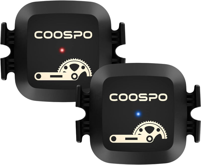 COOSPO Fahrrad Geschwindigkeitssensor und Trittfrequenzsensor Bluetooth ANT+, Cadence Speed Sensor I