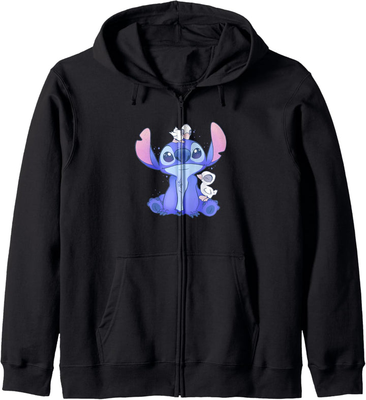 Disney Lilo & Stitch St. Patty's Lucky Duck Portrait Kapuzenjacke