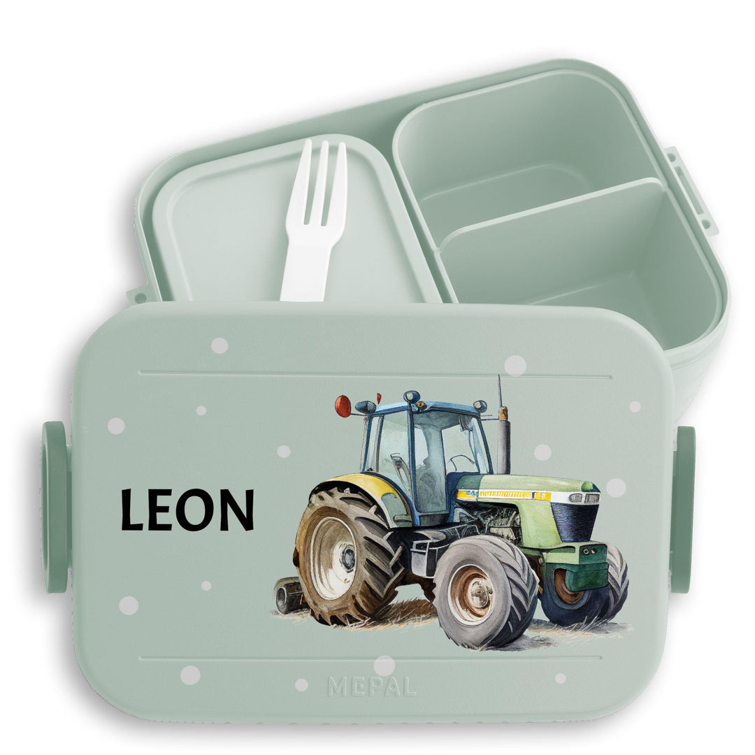 Bento Box Midi Lunchbox für Mepal Bentobox - Trecker Traktor Kinder Schlepper Bulldog - 900 ml - Sag