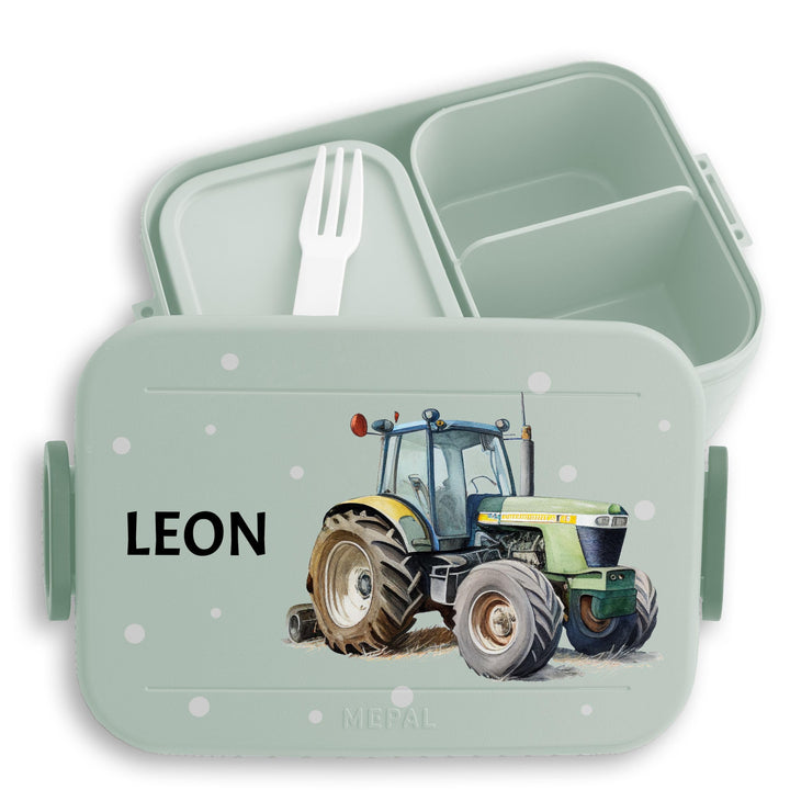 Bento Box Midi Lunchbox für Mepal Bentobox - Trecker Traktor Kinder Schlepper Bulldog - 900 ml - Sag