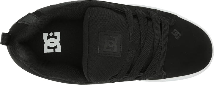 DC Unisex-Erwachsene Court Graffik Se Mens Shoe Sneaker, 44 EU Schwarz Schwarz Weiss