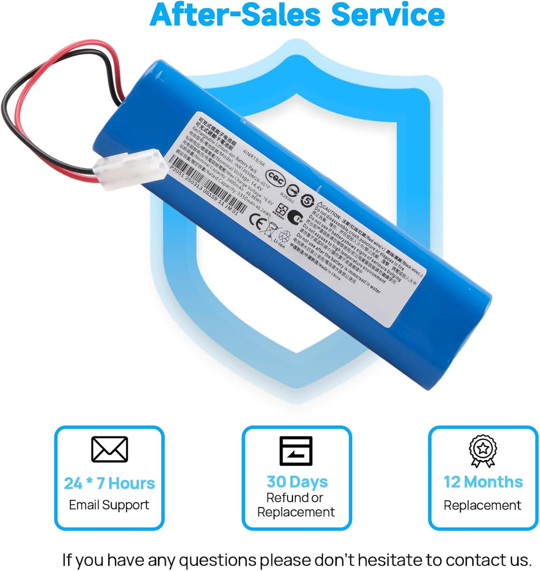 14,4 V 3400 mAh Akku Kompatibel mit 360 S6, S8, Rowenta X-Plorer 75, 75S, 75S+, 75 Animal, Serie 95,