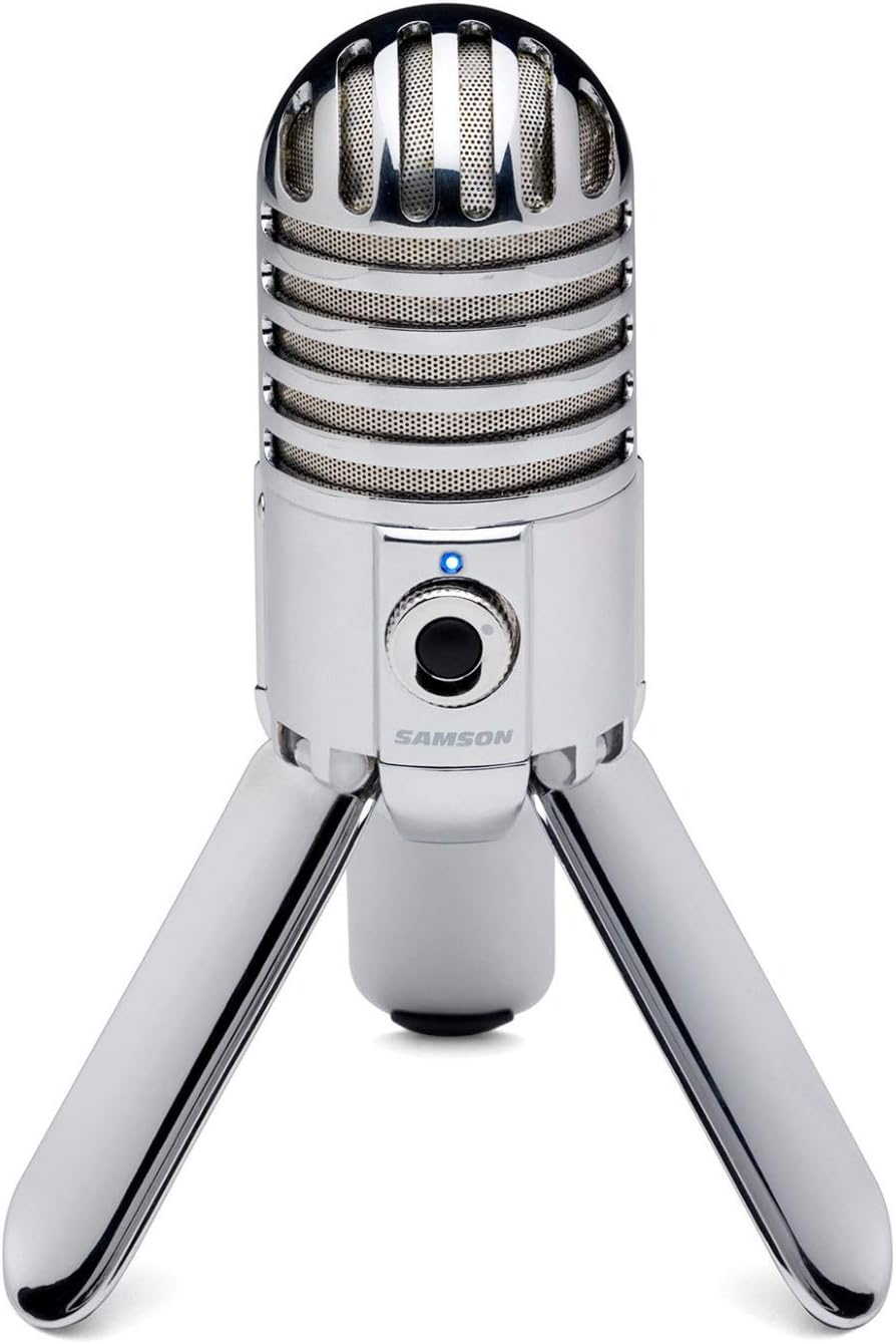 Samson Meteor Mic USB Studio/Podcast Mikrofon silber silber Single, silber Single