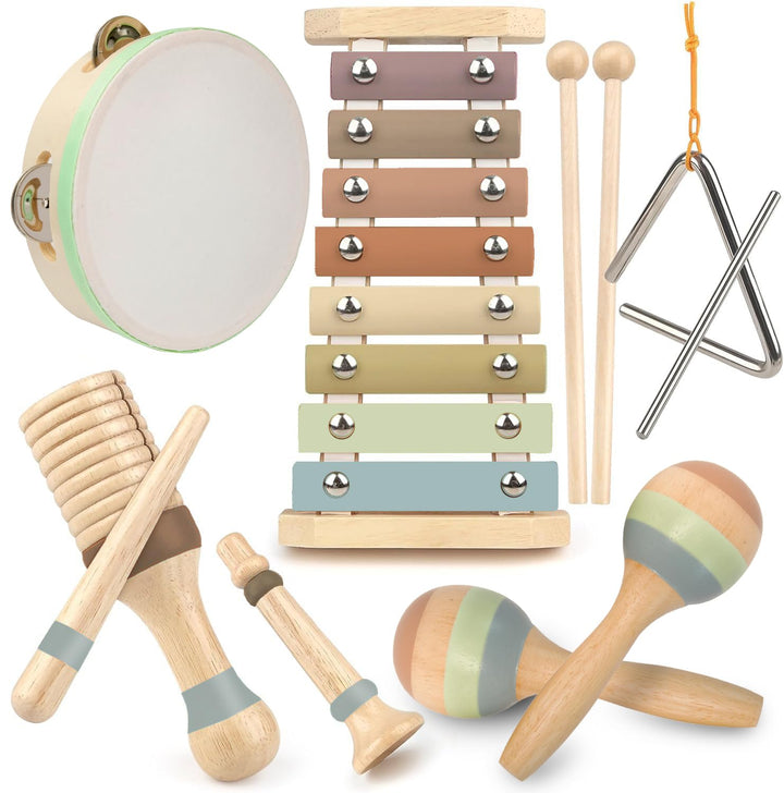 Stoie's Internationale Holzmusikinstrumente für Kleinkinder, Percussionsinstrumente, Babyinstrumente