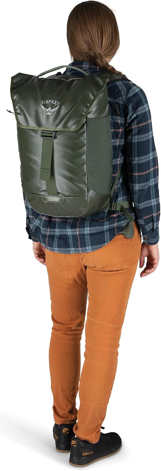 Osprey Unisex – Erwachsene Transporter Flap Lifestyle Pack Einheitsgrösse Haybale Green, Einheitsgrö