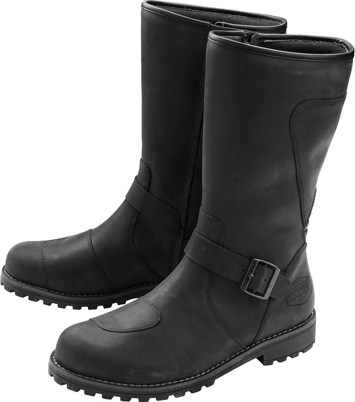 Spirit Motors Urban Lederstiefel 1.0 – Wasserdicht – Robustes Leder 41 EU Schwarz, 41 EU Schwarz