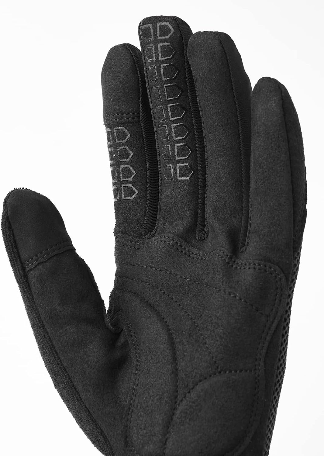 HESTRA Unisex Bike Long Sr. 5 Finger Handschuhe Schwarz 7
