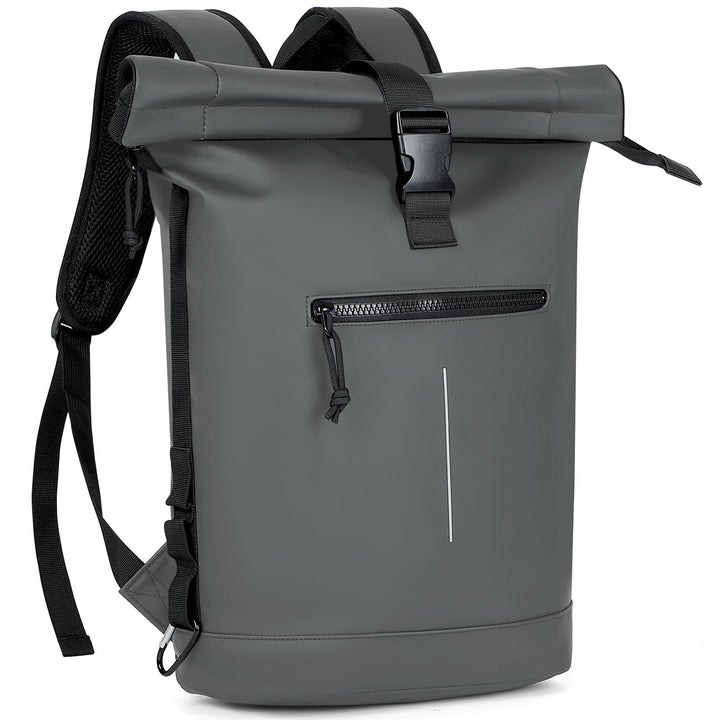 Lekeinchi Rolltop Rucksack Wasserdicht für Damen &amp; Herren, Grosser Laptop Rucksack mit Computerfach