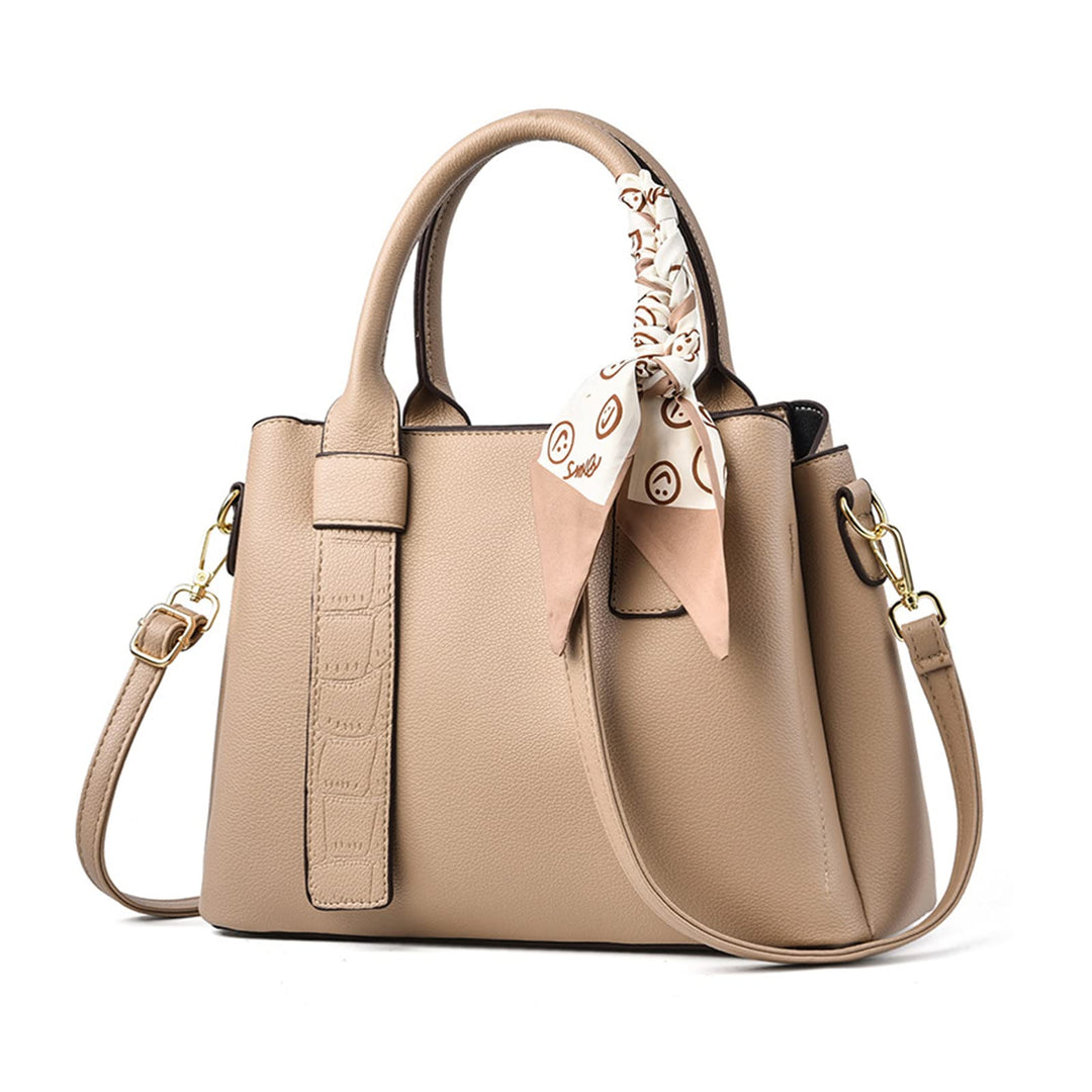 NICOLE & DORIS Damen Handtasche Modern Schultertaschen PU Leder Henkeltasche Elegante Frauen Umhänge