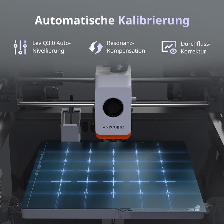 Anycubic Kobra S1 3D-Drucker, Eingebaute Kamera AI-Überwachung, 320°C Hotend mit Abnehmbarer Düse, D
