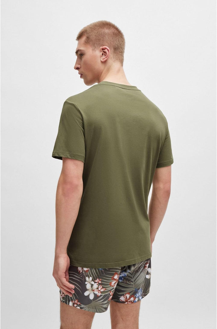 BOSS Herren Shirt Crew-Neck T-Shirt RN S Beige/Khaki250, S Beige/Khaki250