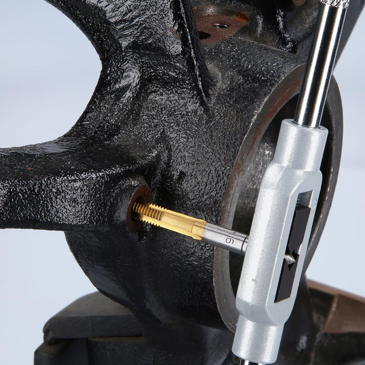 BRILLIANT TOOLS BT101985 TiN Gewindeschneidwerkzeug-Satz, 110-tlg. [Powered by KS Tools]