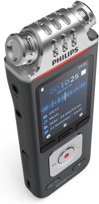 Philips VoiceTracer Audiorecorder Diktiergerät DVT6110, DVT7110 Single, Single