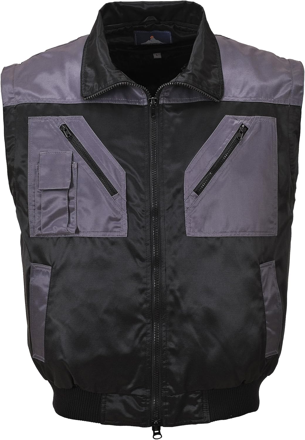 Pilot Jacket 2-Tone, colorBkGrey talla 3 XL 3XL schwarz / grau, 3XL schwarz / grau