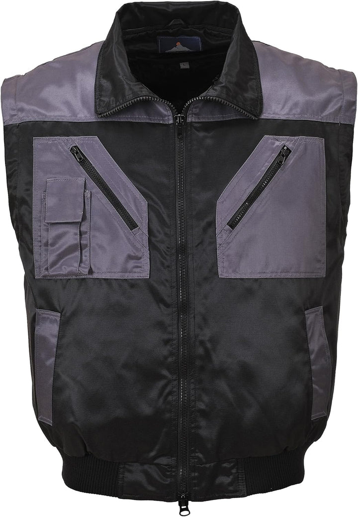 Pilot Jacket 2-Tone, colorBkGrey talla 3 XL 3XL schwarz / grau, 3XL schwarz / grau