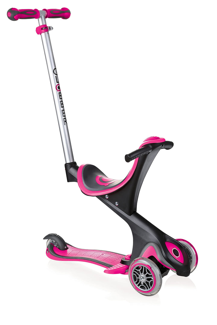 GLOBBER GO-UP Comfort – 3 in 1 Dreirad, Laufrad und Scooter, 120/80 mm, ABEC 5, 3-rädrig, höhenverst
