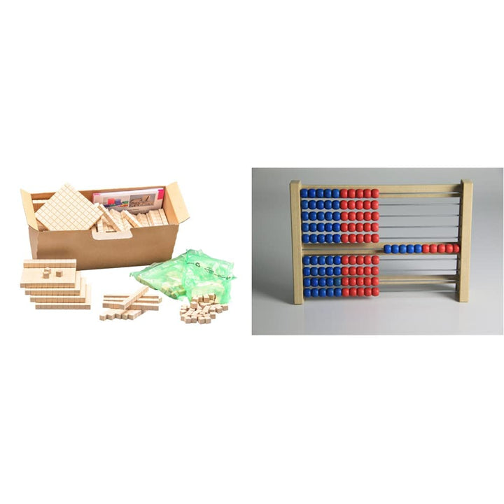 WISSNER aktiv Lernen - Dienes Klassensatz zum Dezimalrechnen 432 Teile - RE-Wood & ® aktiv Lernen -