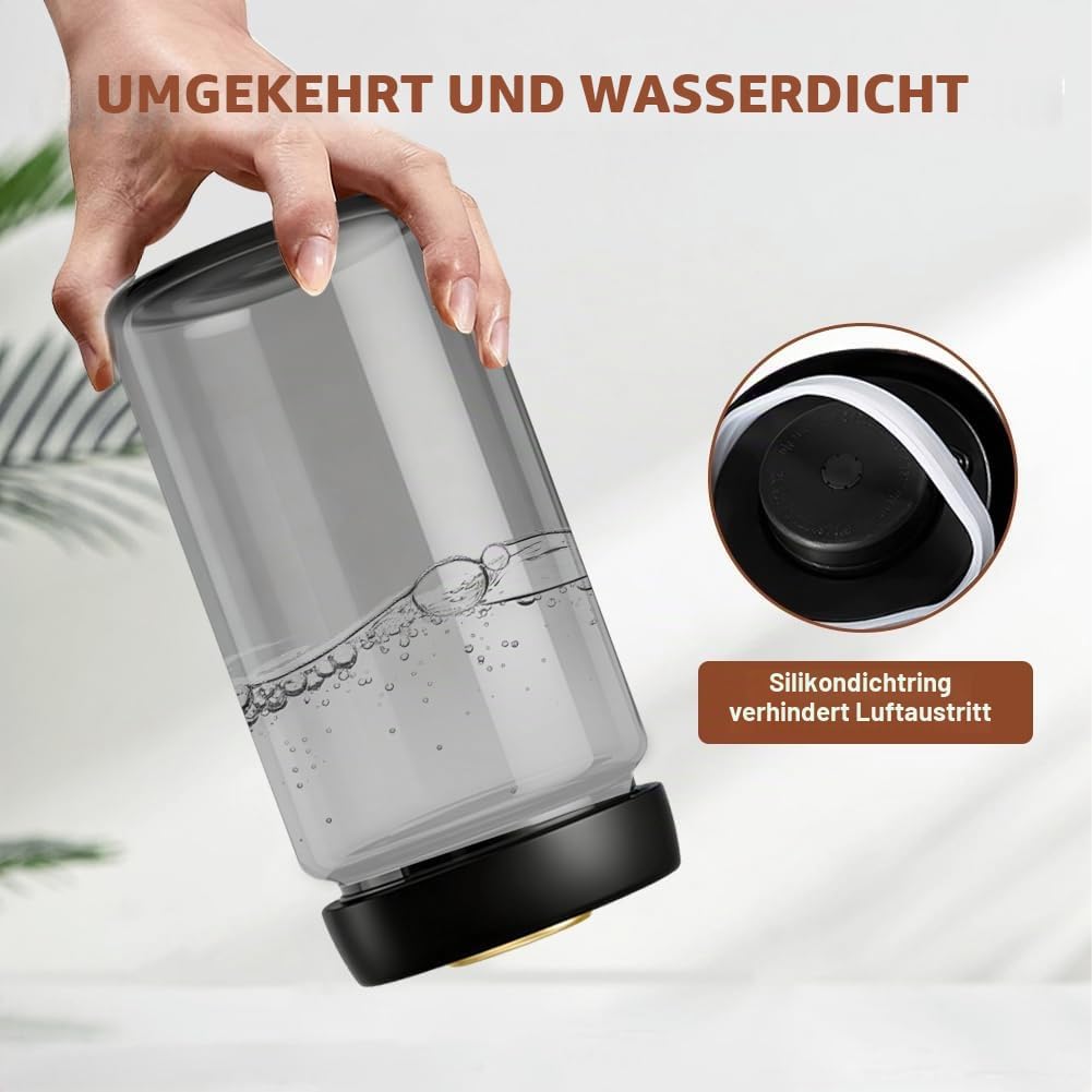 Luftdichte Kaffeedose 1800 ml, Kaffee Vorratsdose mit Vakuumdeckel, Nachhaltige Aufbewahrung Vakuum
