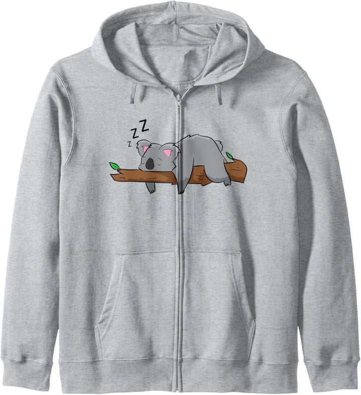 Koala Pyjama Koala Müde Schlafen Koalabär Schlaf Outfit Kapuzenjacke